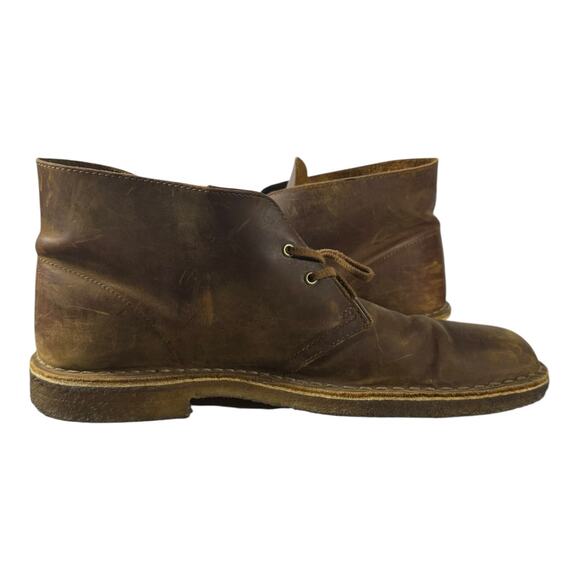 Clarks Men's Bushacre 2 Casual Chukka Boot Beeswax Brown Size 11 - Picture 10 of 11